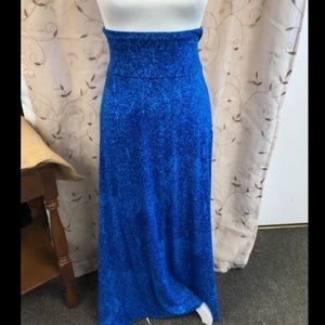 LuLaRoe blue maxi skirt